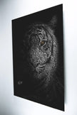 Impression sur métal : Le Tigre
