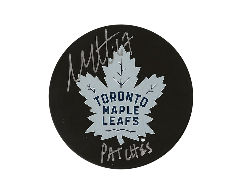 Max Pacioretty Autographed Toronto Maple Leafs Souvenir Puck Inscribed 
