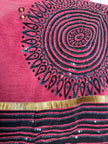 PRC6759 Avatar Long Pure Silk Kimono Sleeved Duster with Belt