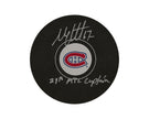 Max Pacioretty Autographed Montreal Canadiens Autograph Model Puck Inscribed 