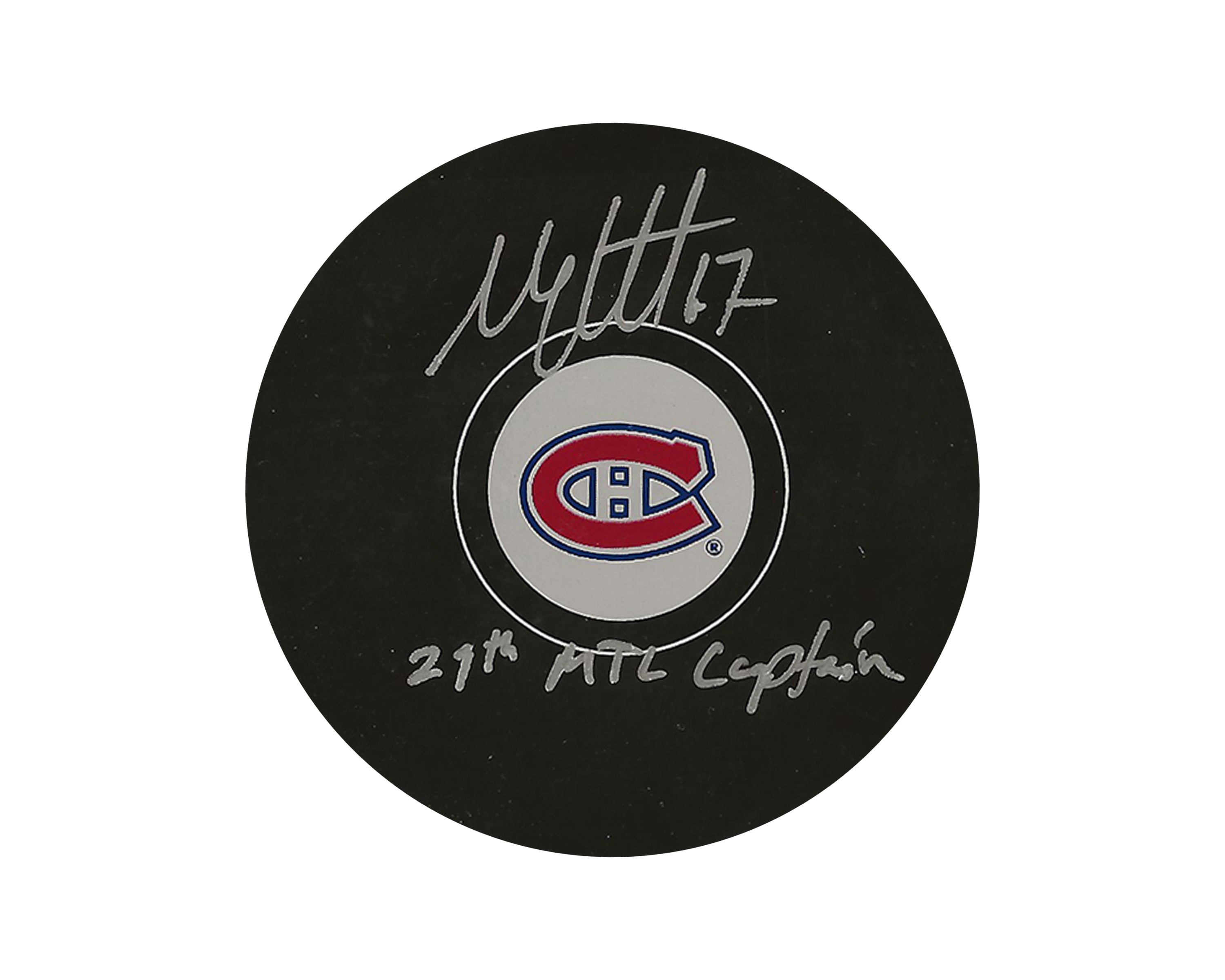 Max Pacioretty Autographed Montreal Canadiens Autograph Model Puck Inscribed 