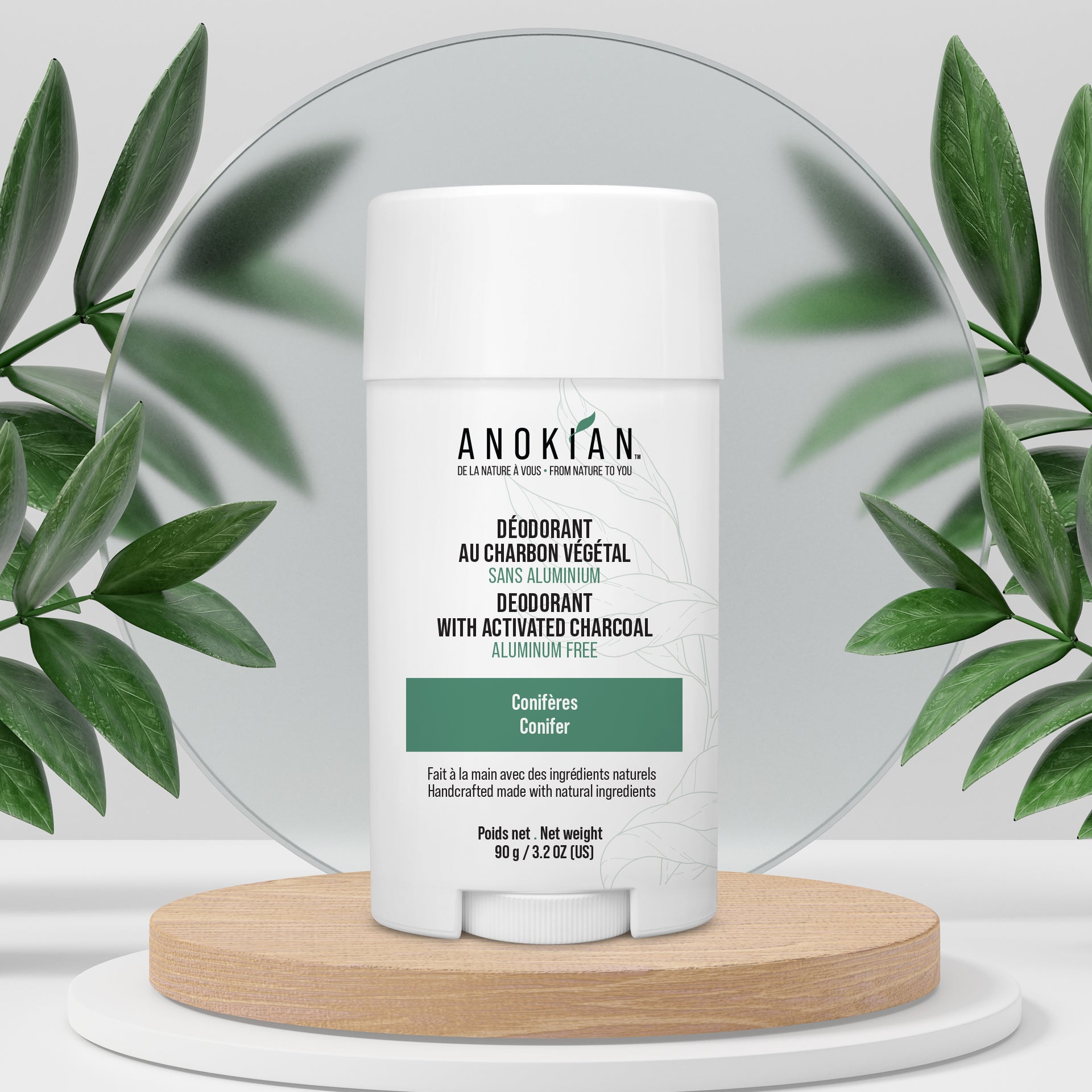Déodorant naturel sans aluminium conifères | Anokian