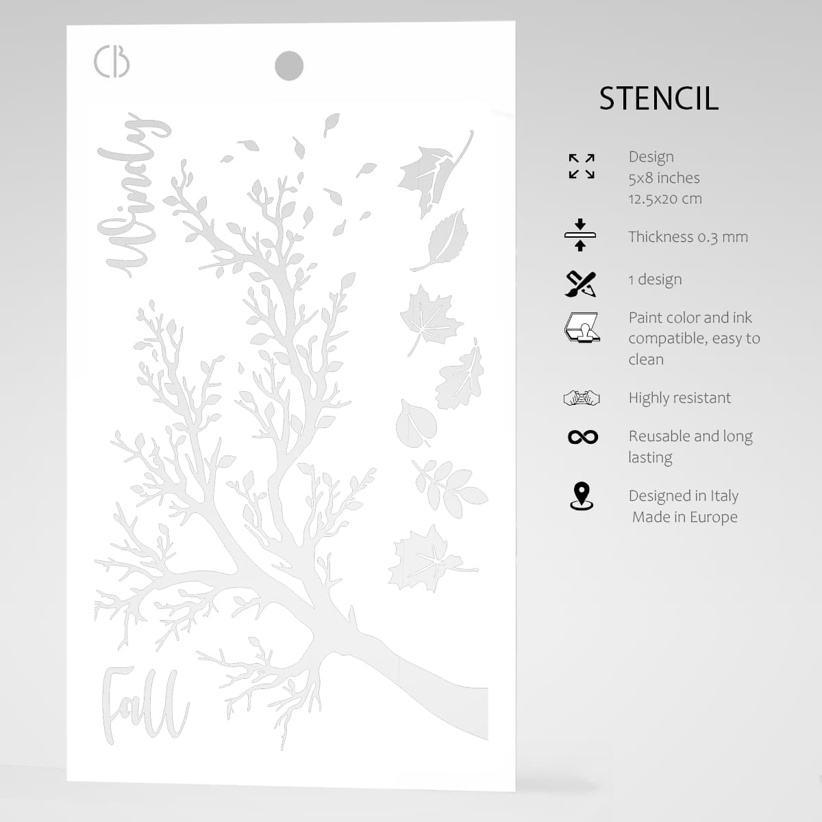 Ciao Bella Texture Stencil 5