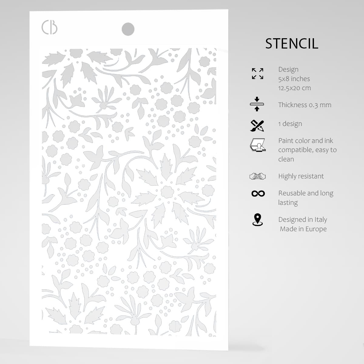 Ciao Bella Texture Stencil 5