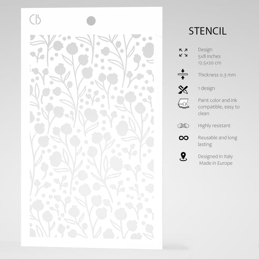 Ciao Bella Texture Stencil 5