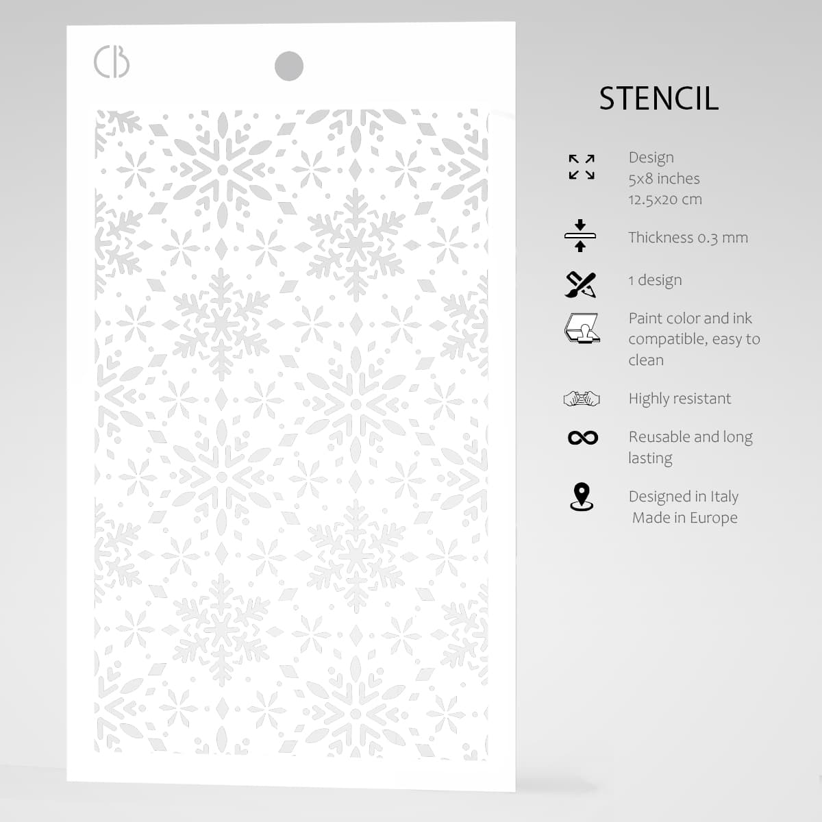 Ciao Bella Texture Stencil 5