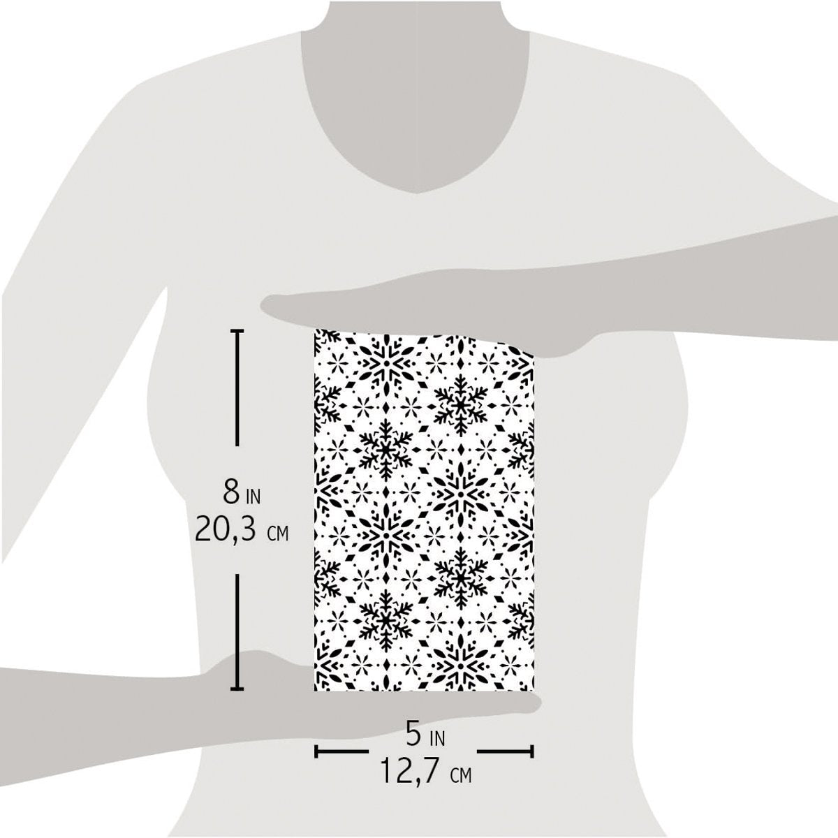Ciao Bella Texture Stencil 5