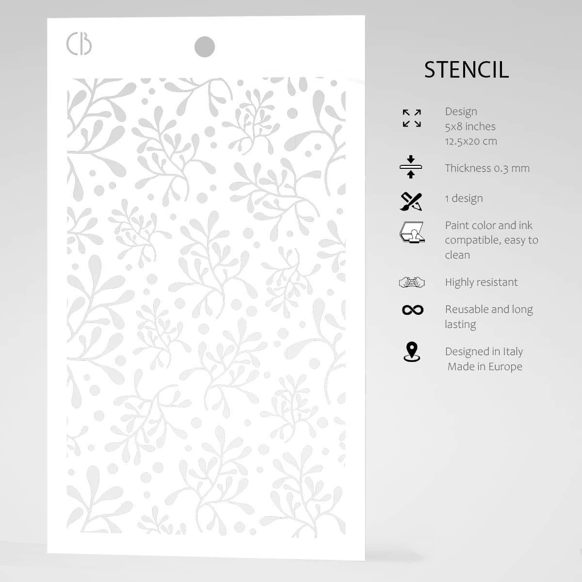 Ciao Bella Texture Stencil 5