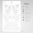 Ciao Bella Texture Stencil 5