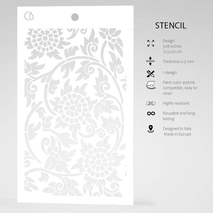Ciao Bella Texture Stencil 5