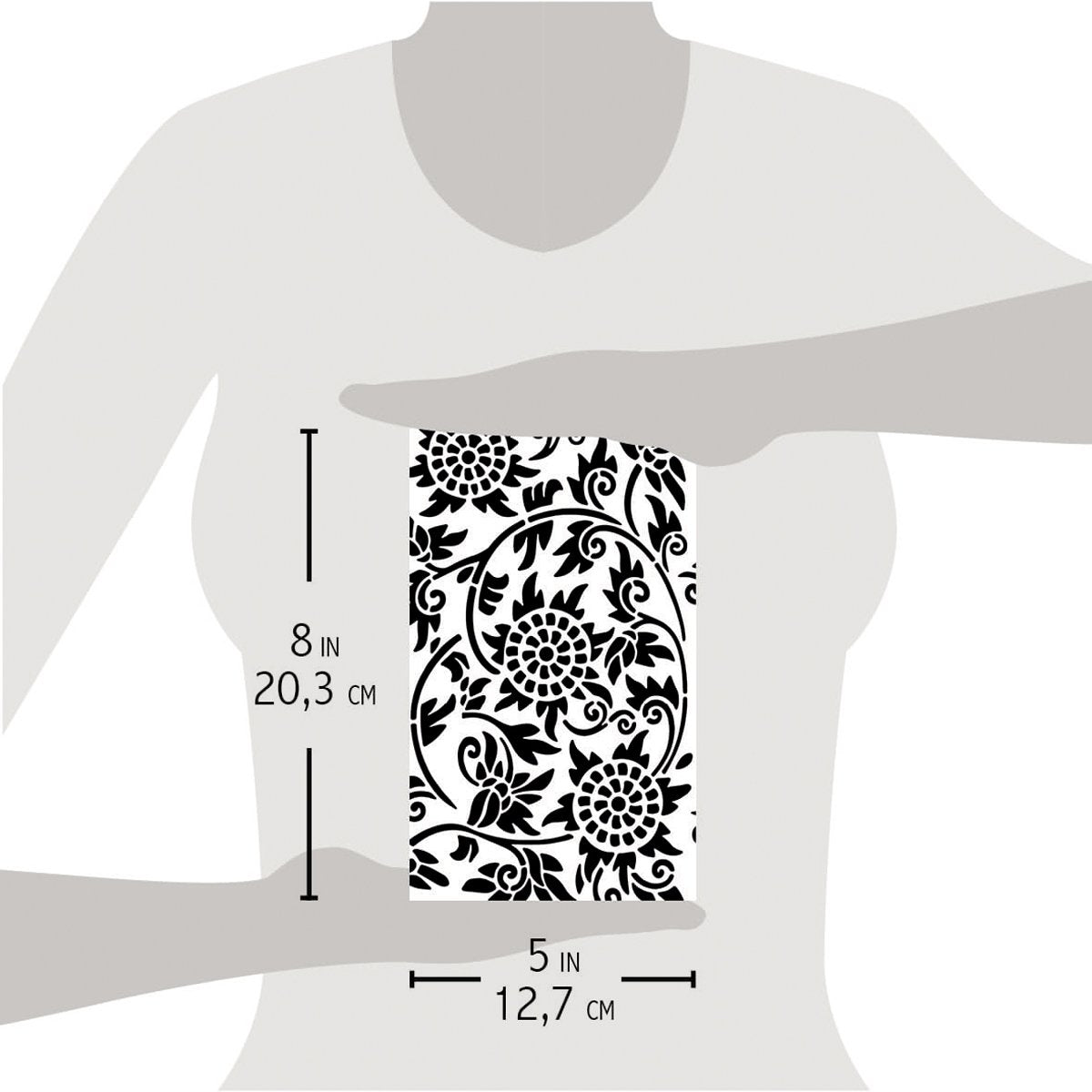 Ciao Bella Texture Stencil 5