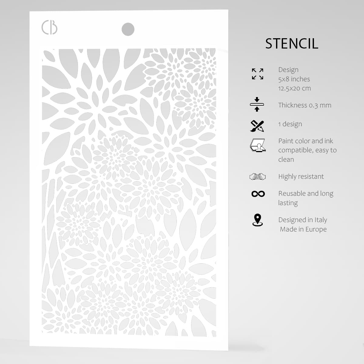Ciao Bella Texture Stencil 5