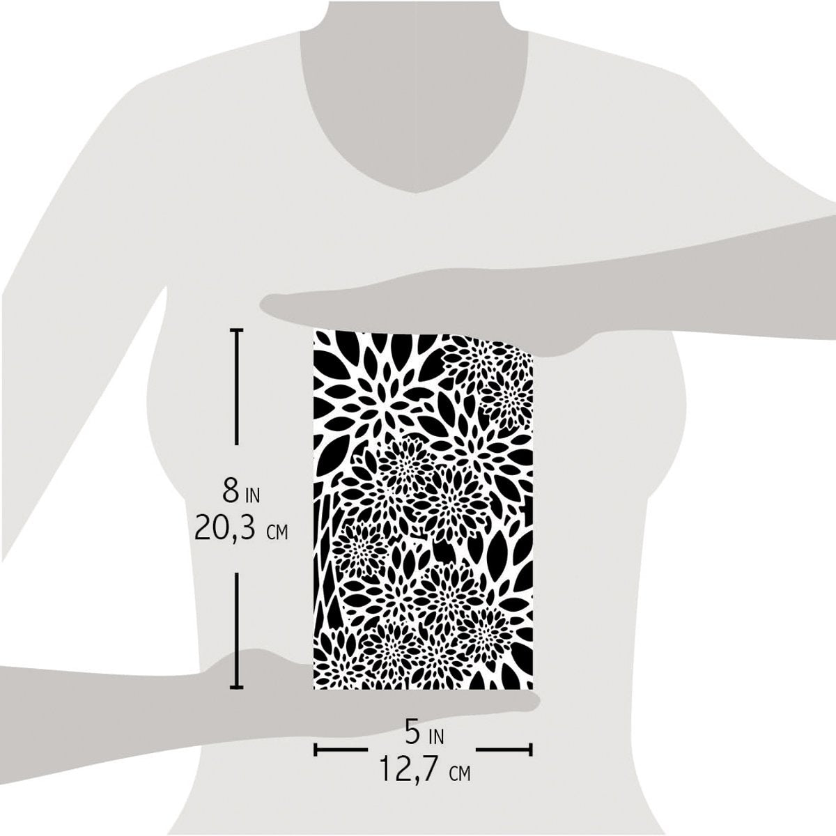 Ciao Bella Texture Stencil 5