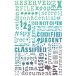 Ciao Bella Texture Stencil 5x8 Confidential