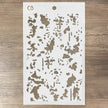 Ciao Bella Texture Stencil 5x8 Scraped Off