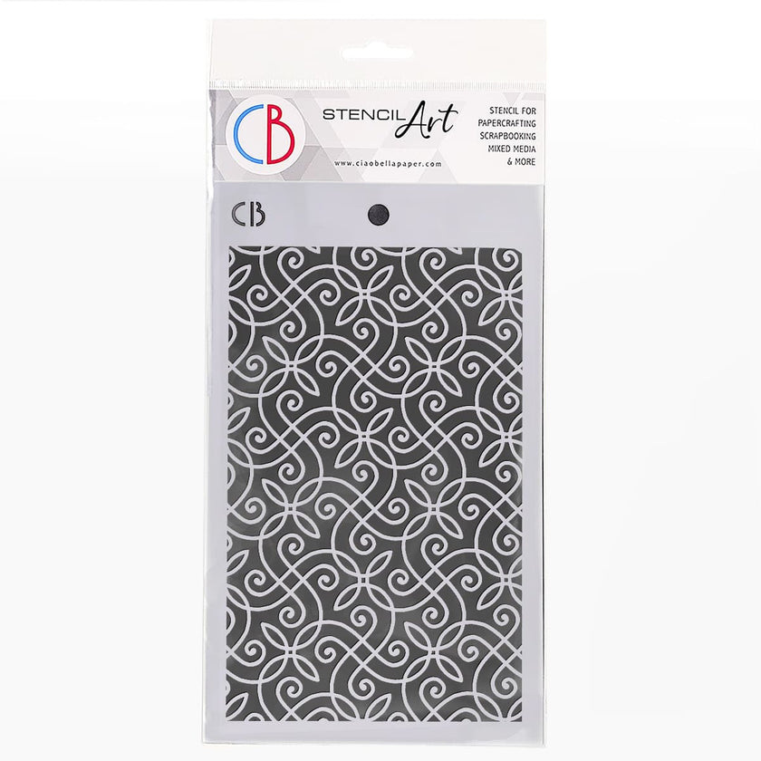Ciao Bella Texture Stencil 5x8 Harmony
