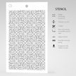 Ciao Bella Texture Stencil 5x8 Harmony