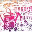 Ciao Bella Texture Stencil 8x8 Believe In Tomorrow