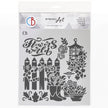 Ciao Bella Texture Stencil 8