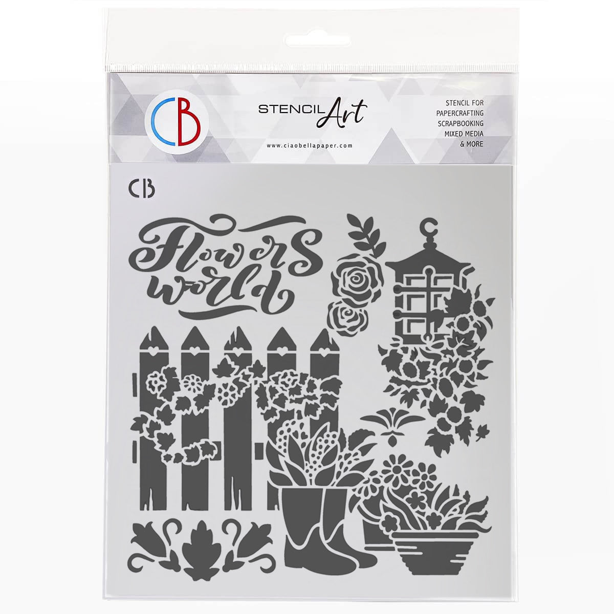 Ciao Bella Texture Stencil 8