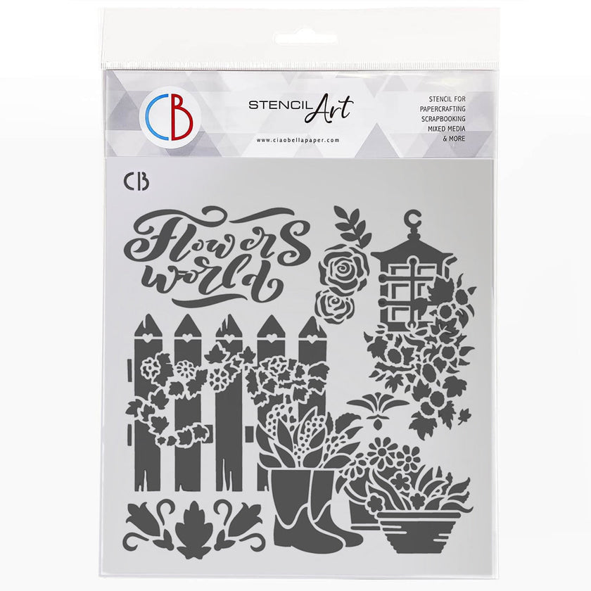 Ciao Bella Texture Stencil 8