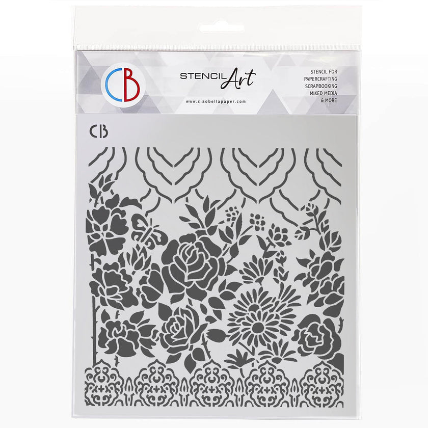 Ciao Bella Texture Stencil 8