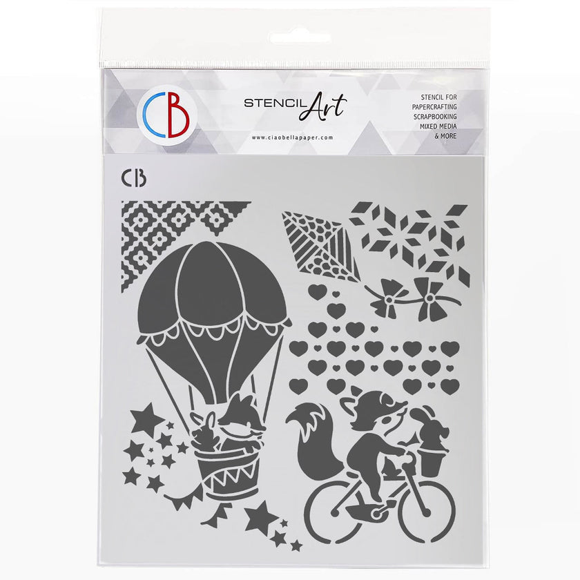 Ciao Bella Texture Stencil 8