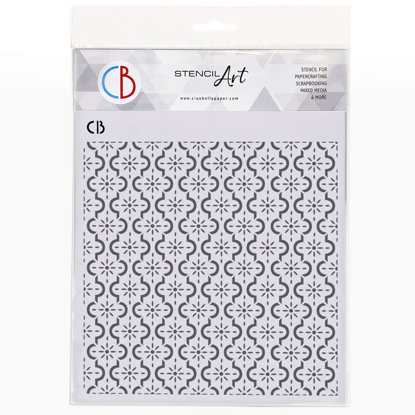 Ciao Bella Texture Stencil 8