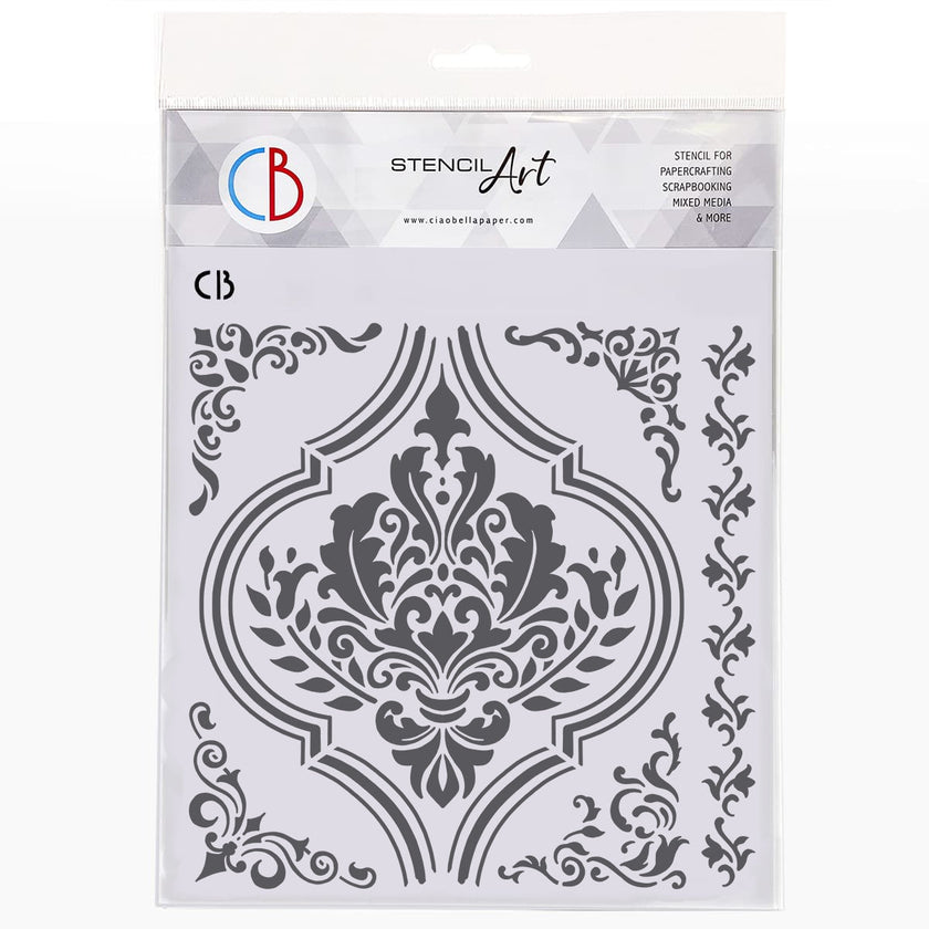 Ciao Bella Texture Stencil 8