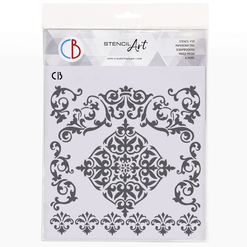 Ciao Bella Texture Stencil 8