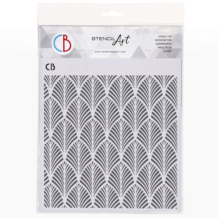 Ciao Bella Texture Stencil 8