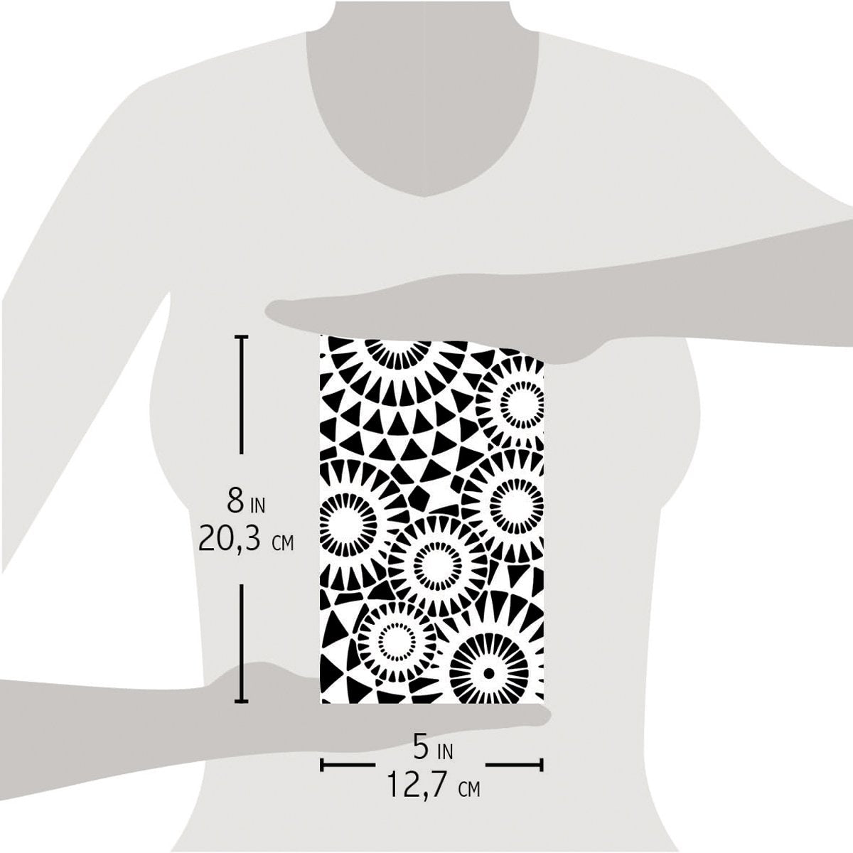 Ciao Bella Texture Stencil 5