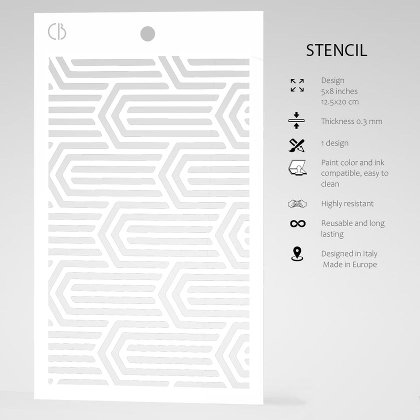 Ciao Bella Texture Stencil 5