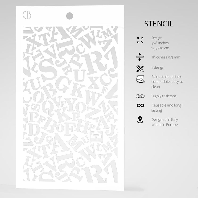 Ciao Bella Texture Stencil 5