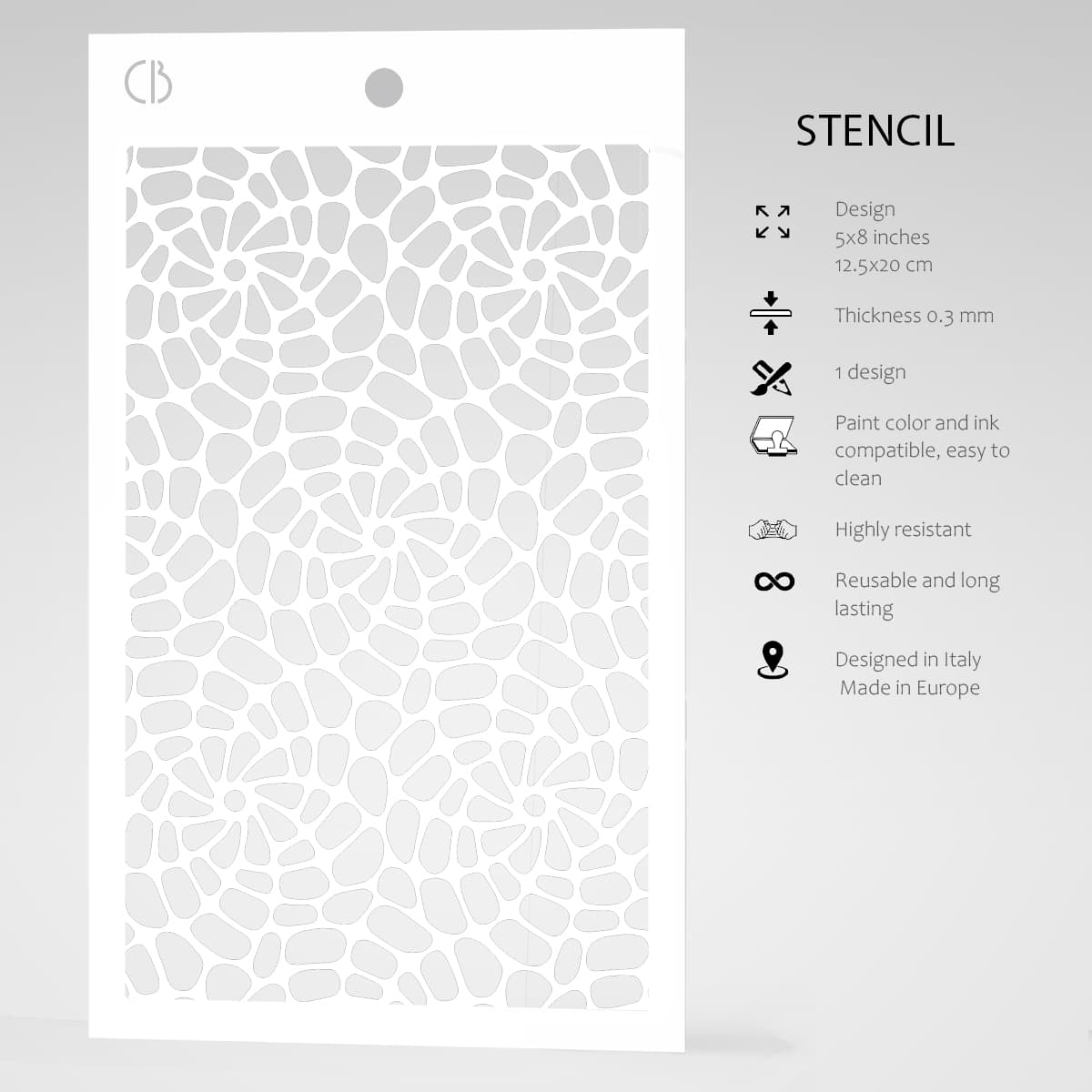 Ciao Bella Texture Stencil 5