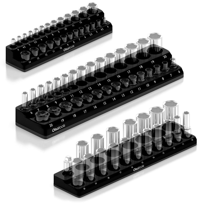 Supports magnétiques à 2 rangées pour douilles