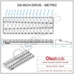 3-Row Magnetic Socket Holder