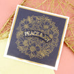 For the Love of Stamps - A Circle of Poinsettias