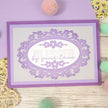 Moonstone Dies - Blossoming Oval Frame & Flourishes