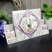 Foiled Pattern Stepper Cards - Square Centrepiece