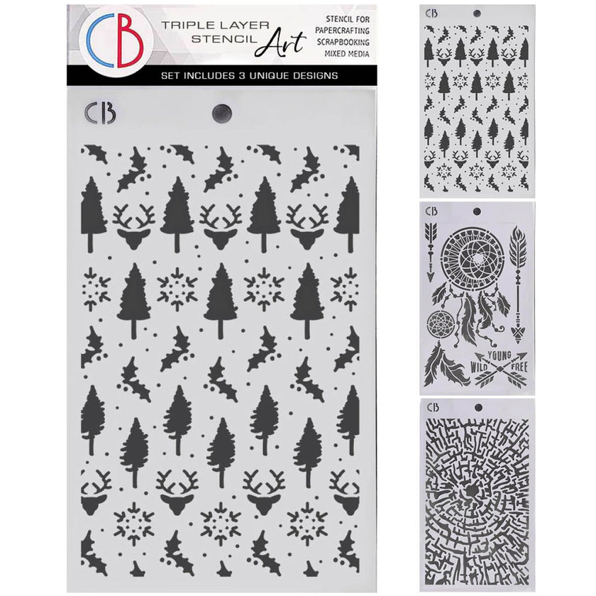 Forest Tales Stencil Mix 5