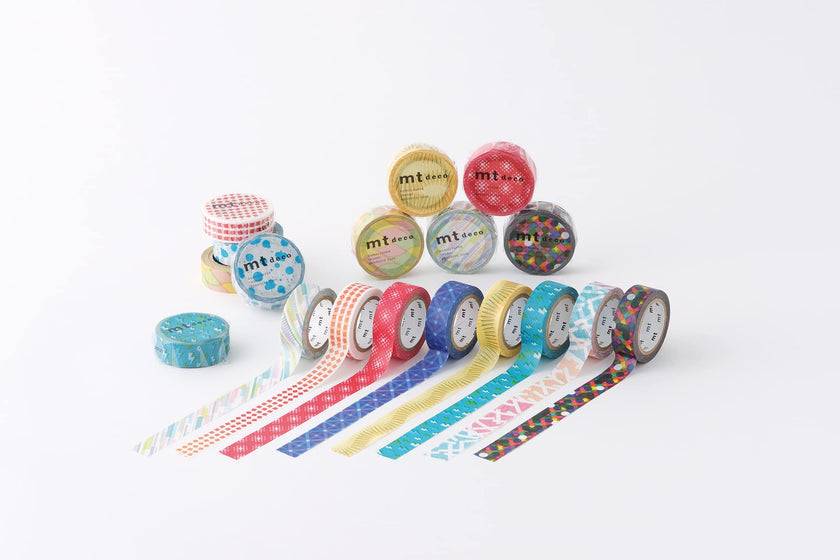 MT TAPES - Washi Tape 15mm x 7m Decorative Japanese Masking Tape