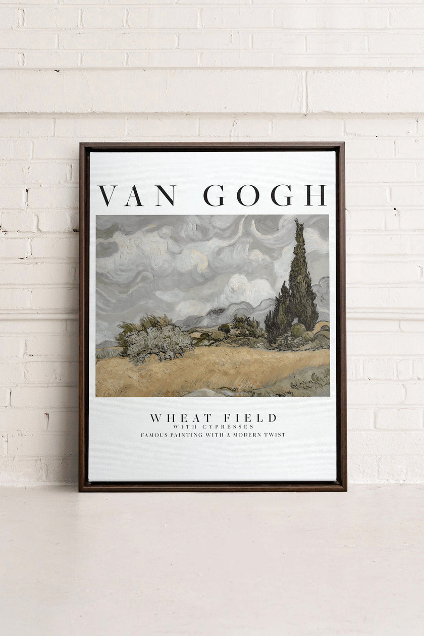 WHEATS FIELD, Oeuvre sur toile étirée