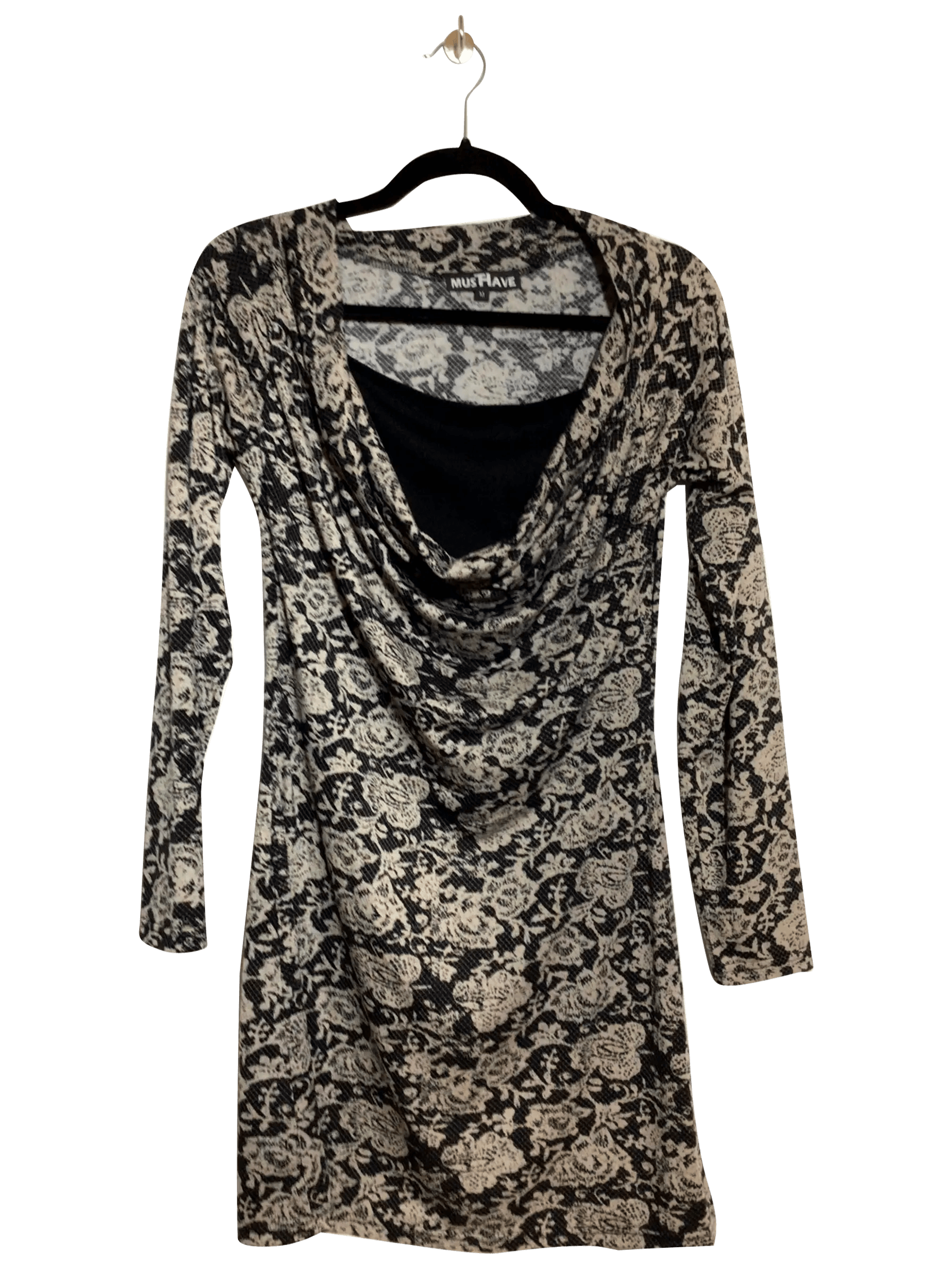 MUST HAVE Regular fit Midi Dress in Brown  -  M
