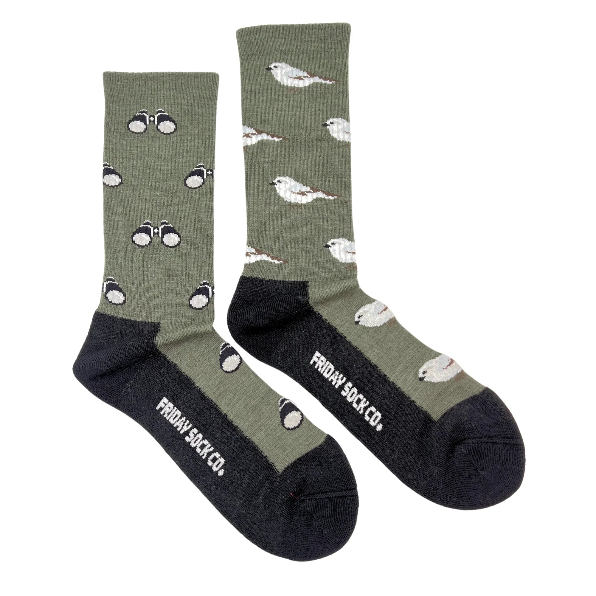 Friday Sock Co Men's Bird & Birdwatching Merino Wool Socks
