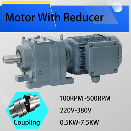 3 Phase Asynchronous Electric Motor With Reducer 220V 380V