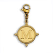 Gold Ornate Alphabet Letter Charms (A–Z) for Necklaces & Bracelets