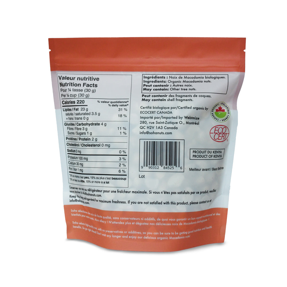 Organic Macadamia Nuts