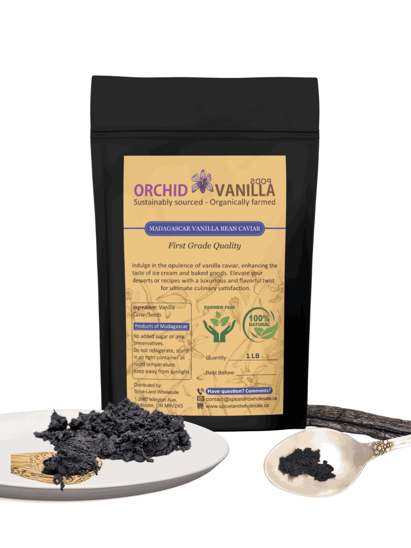 Madagascar Vanilla Bean Seeds/Caviar Gourmet <br> First Grade