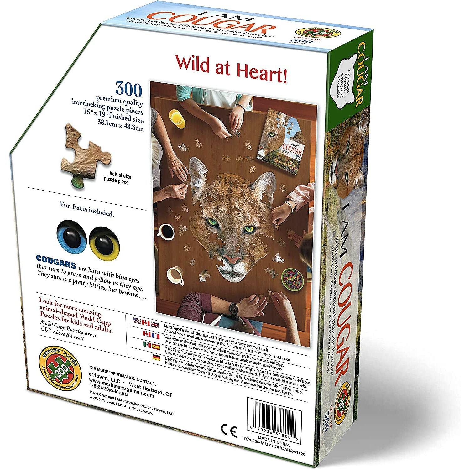 Madd Capp Puzzles - Je suis une Cougar (Jeu de 300 pièces)